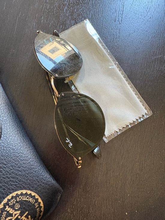 Ray-Ban Gold Frame Lens Round Sunglasses main image 4